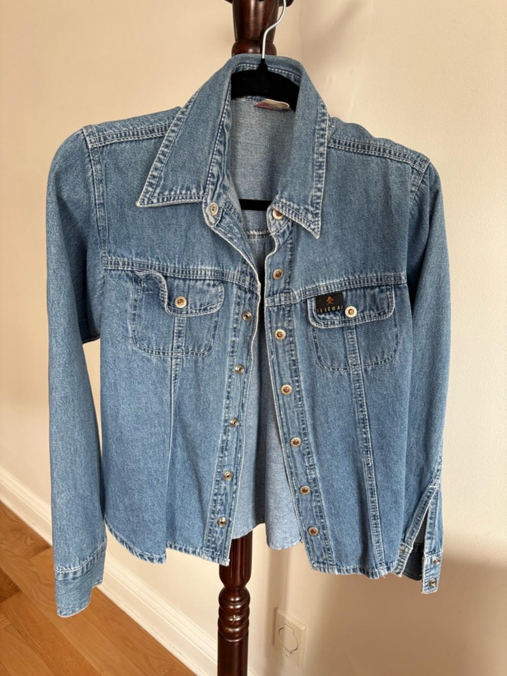 Wrangler Light Blue Denim Jean Jacket
